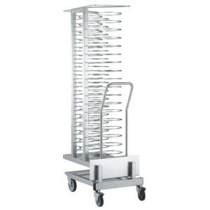 Chariot et chargeur amovible, pour 54 assiettes (ø 300 mm), four 20x GN 1/1 (espace 74 mm)
