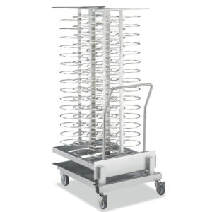 Chargeur amovible sur roulettes, pour 92 assiettes (ø 300 mm), four 20x GN 2/1 (espace 75 mm)