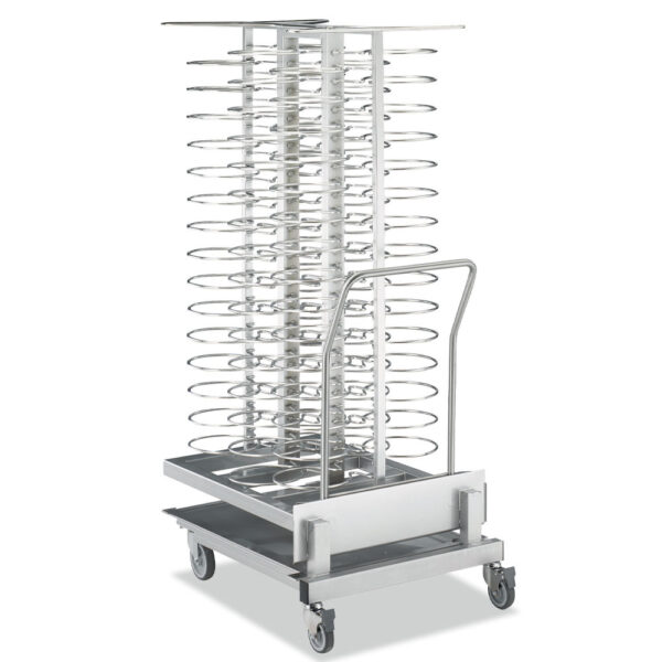 Chargeur amovible sur roulettes, pour 92 assiettes (ø 300 mm), four 20x GN 2/1 (espace 75 mm)