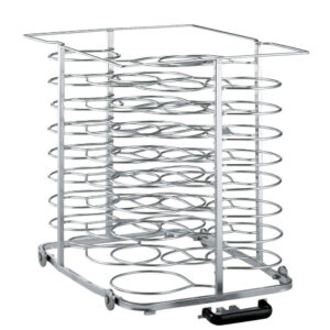 Chargeur amovible sur roulettes, pour 51 assiettes (ø 300 mm), four 10x GN 2/1 (espace 75 mm)