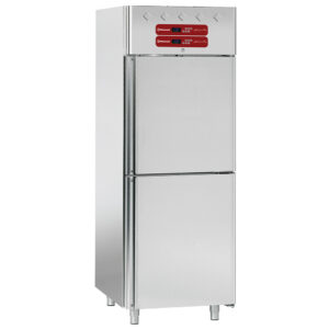 Armoire frigorifique et de congélation 2x 350 litres, 2x 1/2 portes GN 2/1