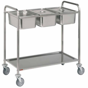 Chariots service / Acier inox