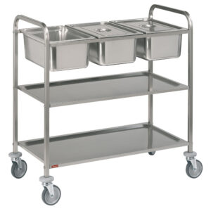 Chariots service / Acier inox