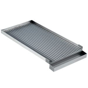 Plaque de cuisson rainurée, 2 feux