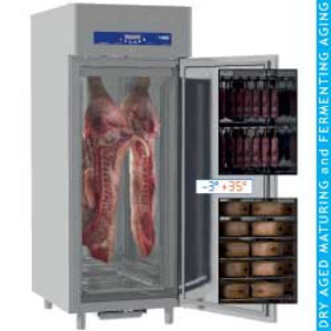 Armoire de maturation 850 Lit. ventilée, 1 porte vitrée, 20x GN 2/1