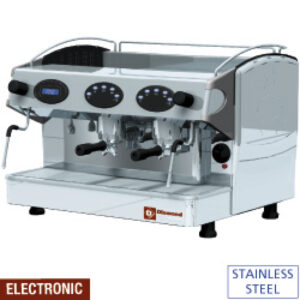 Machine à café expresso 2 groupes, avec display