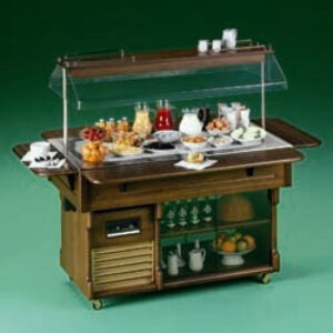Buffet avec TOP réfrigéré 4 GN 1/1